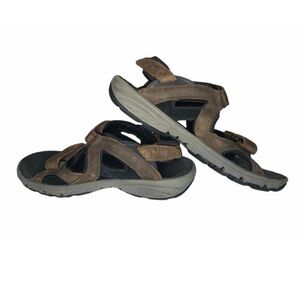 Merrell Men's Brown and Black Sandals